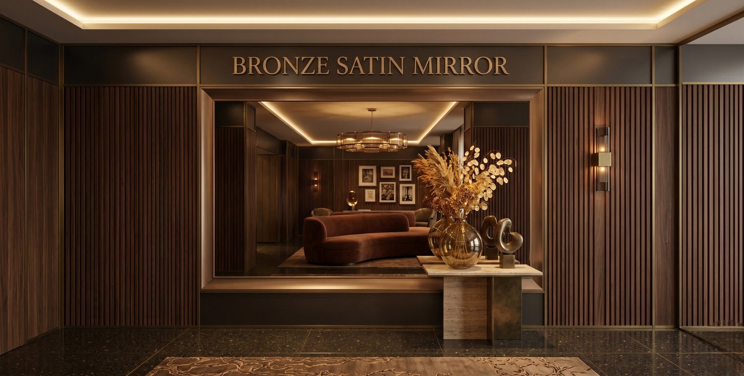 Why Designers Prefer Bronze Satin Mirror for Luxury Interiors?